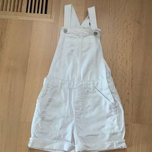 Kids white overalls